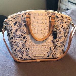 Brahmin Large Duxbury Embossed Leather Satchel